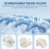 Easy Breath Face Down Pillow-Premium Memory Foam Neck Pillow-Ideal for Prone Sleeping and Travel
