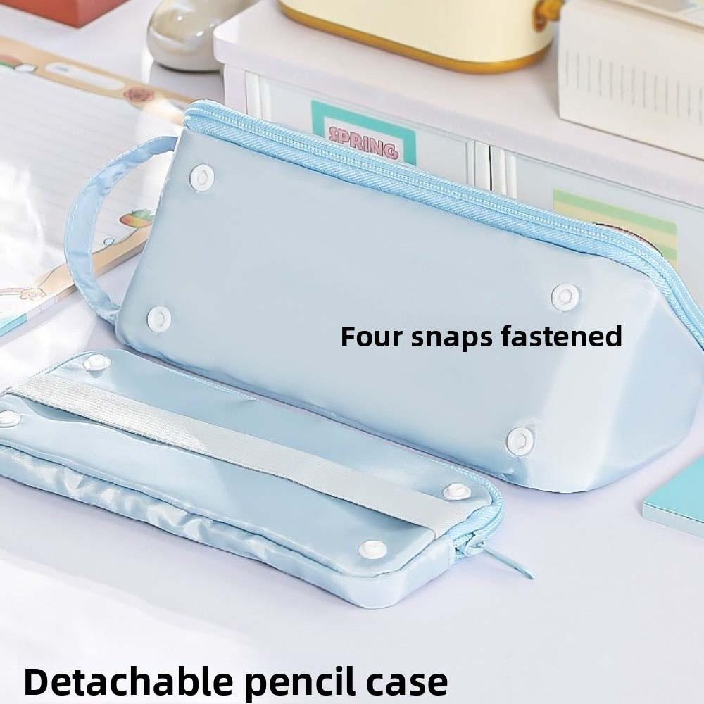 Handheld Korean Pencil Case Multilayer Ins Pencil Pouch Y2K Star Stationery Bag  Stationery Holder