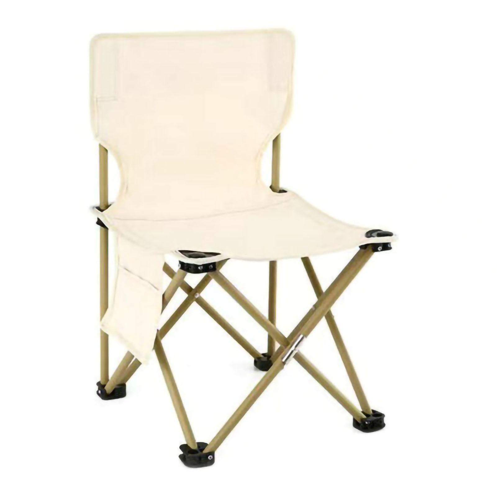 

Кемпинговый складной стул Железная труба Ткань Оксфорд Портативный уличный табурет для отдыха Пляж Пикник Черный