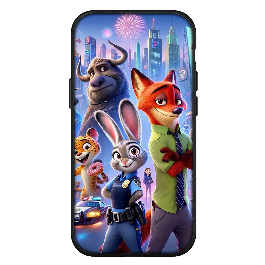 For Samsung Galaxy S25 S24 S23 iPhone 17 16 15 Xiaomi Redmi Note 14 13 12 11 Plus Pro Max XR Phone Case Zootopias 2 Judy Nick Garys OPPO Huawei Cover