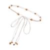 Böhmische geflochtene Taillenkette für Damen Herren Weicher Nylon Körperschmuck Perfekt für Festivals Strandoutfits