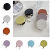 PU Leather PU Leather Coin Purse Zipper Small Storage Bag Kawaii Round Wallet  Outdoor