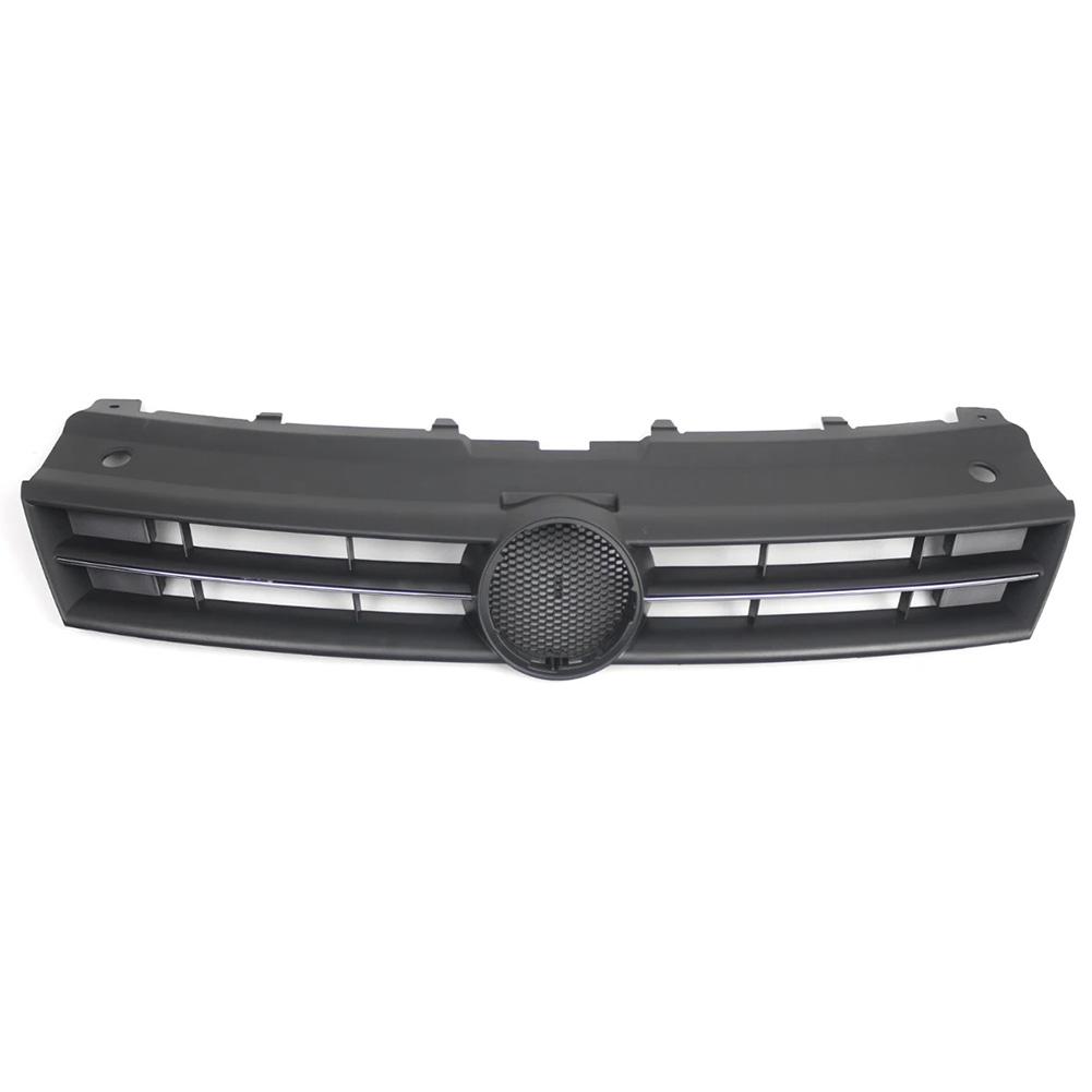 Car Front Bumper Grille Marked Grille Single Silver Dumb Black Grill For Golf 2015-1017 Exterior Parts
