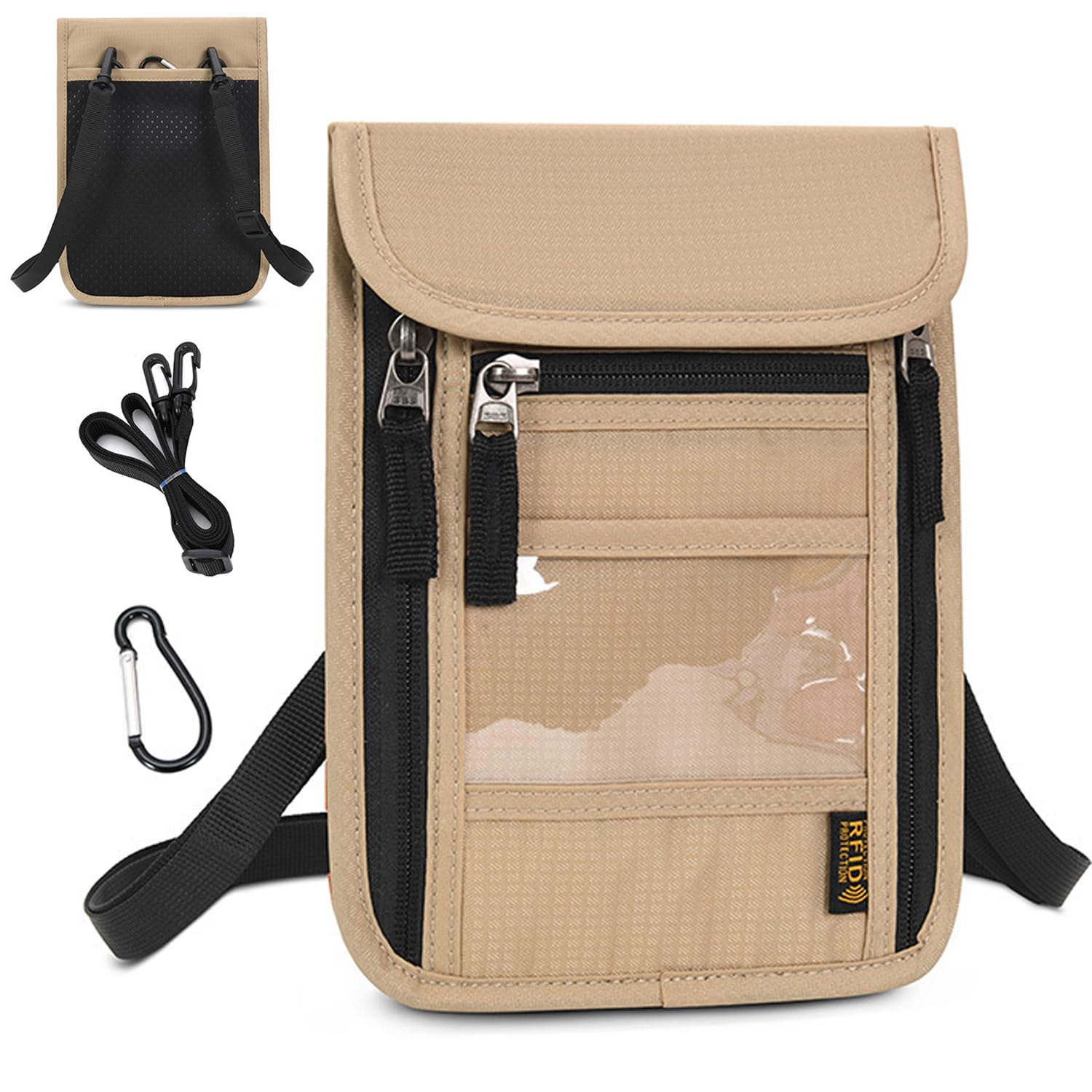 

Passport hanging around the security for men and transparent passport travel passport hanging around the convenient item for overseas passport