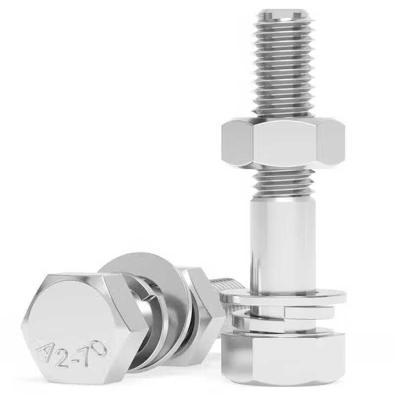 Zhongge 304 Stainless Steel Half-Thread Hex Bolt