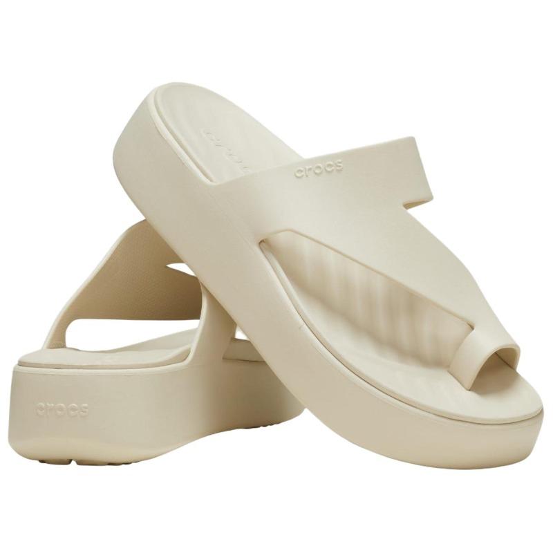 Crocs Mousse Casual Fashion Outdoor Breathable EVA Anti-rub Single Strap Slides Women Sand 210834-0LH