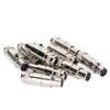 10 Pcs XLR Female Head Mini Full Metal 6 Pin Female Connector for Microphone Cable Interface