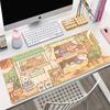 Kawaii Mousepad XXL Custom Home Computer Keyboard Desk Pad Green Plant Desk Mats Laptop Anti-slip Table Mat Cute Bunny Mouse Pad