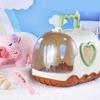 Realistic Walking Capybara Plush Toy with Sound Engaging Electric Pet Animal Dolls Toy for Children Interactive Toy  Pink