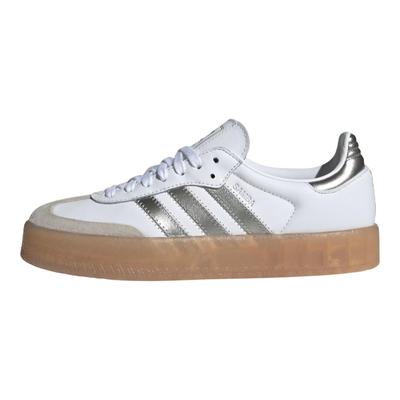 Sambae White Silver Metallic Gum Women Sneakers Cloud-White JS3943