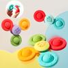 Vacuum Suction Gyro Toy, Suction Spin Toy, Children's Window Suction Toy, Suitable for High Chair Tray, Bath Table, Airplane Travel Toy, Halloween,