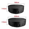Round Cover Round Outdoor Garden Furniture Cover Waterproof Oxford Protective Furniture Rain And Snow Dust Cover