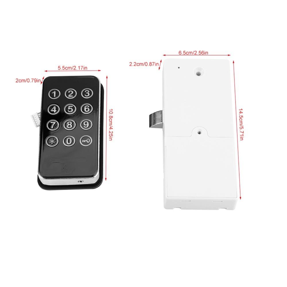 Zinc Alloy Digit Code Combination Cam Lock Keyless Cabinet Coded Lock Coded Lock  Mailbox