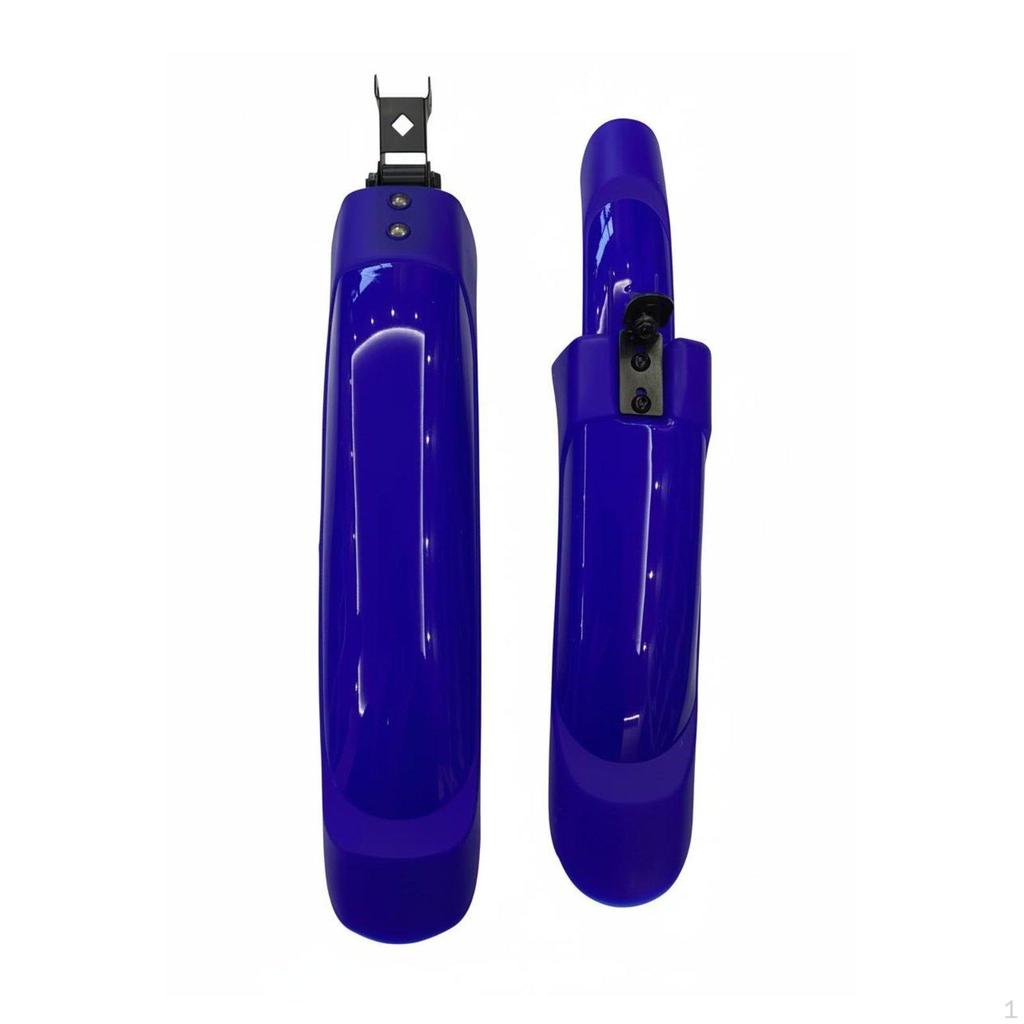 2 Pieces Adjustable Mountain Bike Mudguard Thickened Material Front Rear