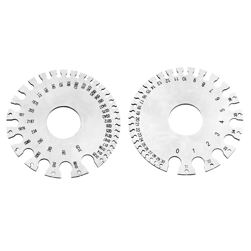 Stainless Steel Metal American Wire Gauge Round Cable Gage Standard Thickness