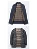 2025 Men's Autumn/Winter Wool Coat with Detachable Down Liner