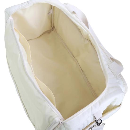 Bolsa de Fraldas Acolchoada Leve Grande Capacidade Padrão de Urso Bolsa para Mamãe com Alças de Ombro Acolchoadas Alça Superior Organizador Espaçoso