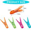 24/48/60Pcs Clothes Pegs Set for Washing Line Plastic Clothes Clip Kit Nonslip Windproof Clothes Clip for Underwear Socks Towels