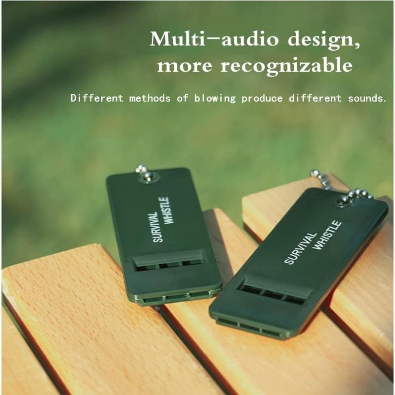 Tri-band Outdoor Survival Whistle,Perfect Camping & Emergency Whistle for Backpacking,Outdoor Camping Hiking, Boating, Hunting, Kids Rescue Signaling