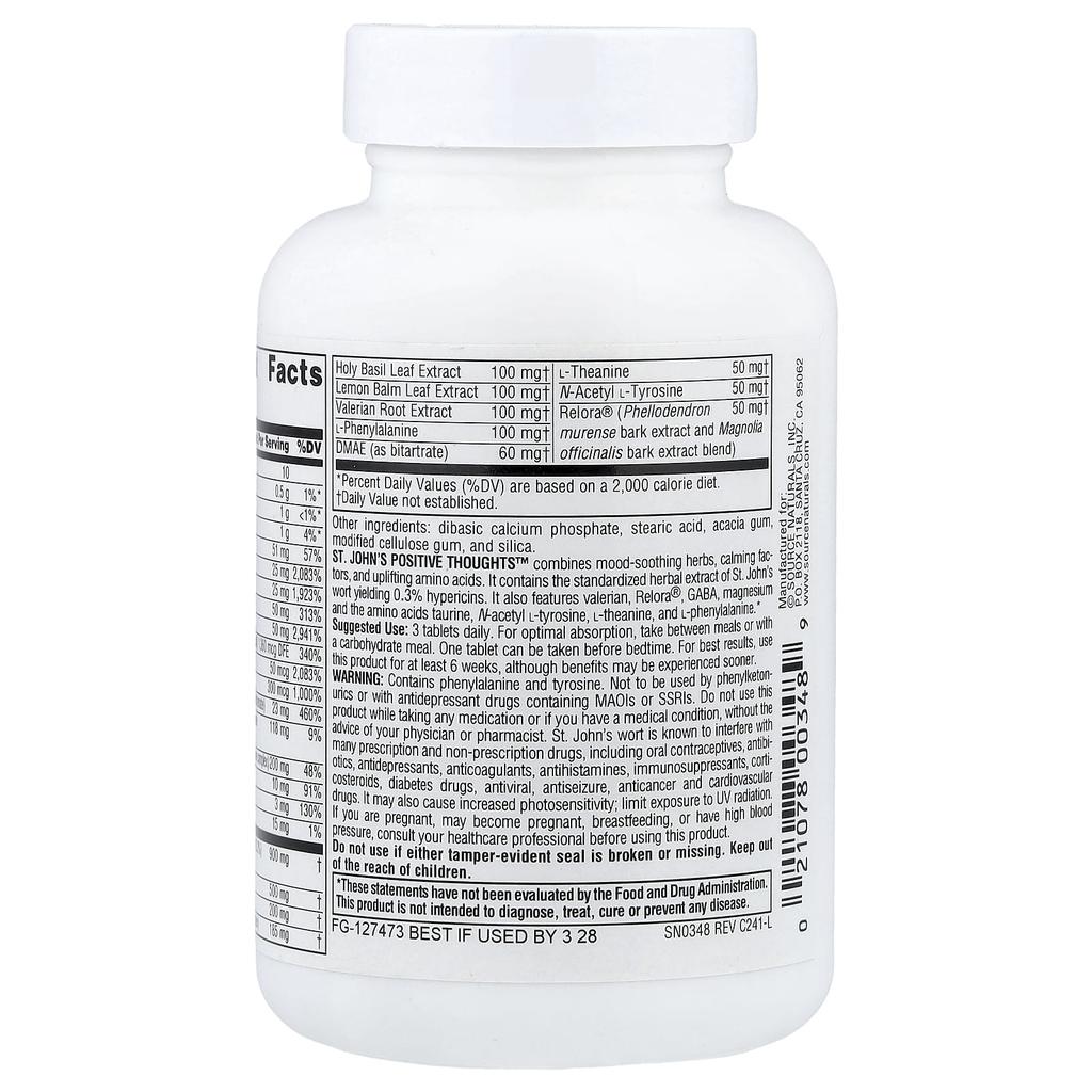 St. John'S Positive Thinks™, 45 Tablets