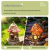 Waterproof Solar Fairy Tale Garden Night Light - Creative Resin Ornament