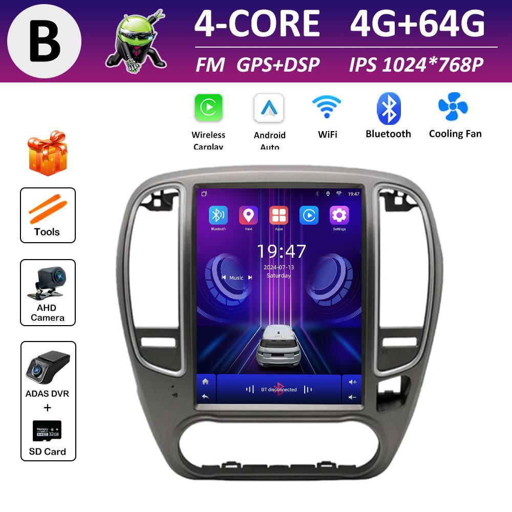 GPS Navigation Android OS for Nissan Bluebird Sylphy G11 2005 2006 2007 2008 - 2012 IPS Touch Screen DSP Stereo Wireless Carplay