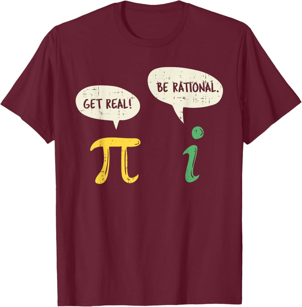 Funny Get Real Be Rational Shirt Pi Math Teacher Gift TShirt for Teachers