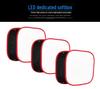 LED Softbox with Red/Black Honeycomb Edge for Portrait Photography