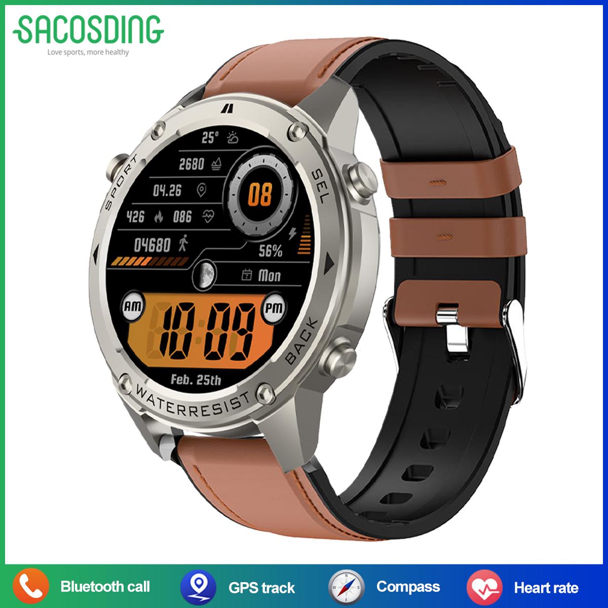 Smart Watch for Men with AMOLED Display and GPS