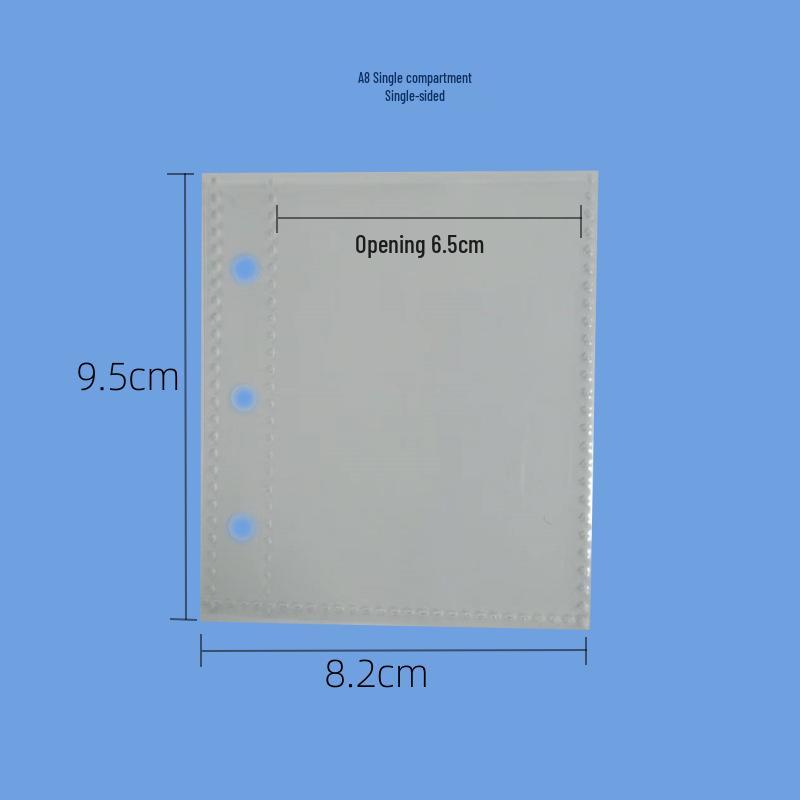 A4 Postcard & Polaroid Album: Four & Nine-Pocket Card Storage Book