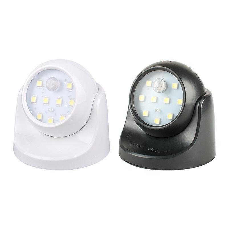Rechargeable 360° Rotating Motion Sensor Light for Bedroom and Corridor