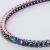 Hip-Hop Men's Necklaces Rainbow Gold Color 8/10MM Wide Stainless Steel Link Neck Chains for Men Birthday Jewelry Gift for Him