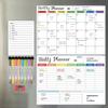 Magnetic Dry Erase Calendar Whiteboard Set (3-Pack) for Fridge, Wall, and Refrigerator Organization – Monthly, Weekly