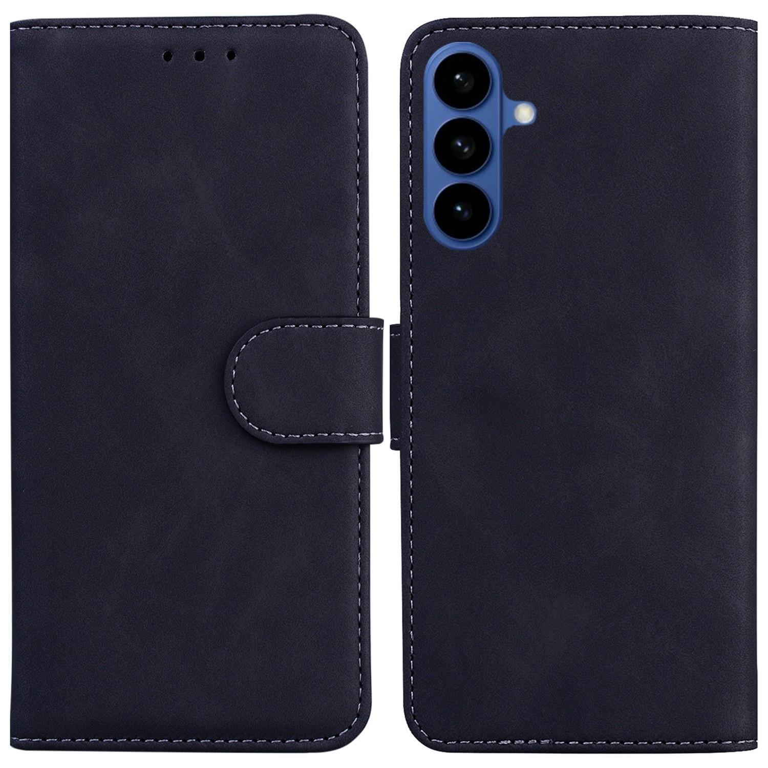For Samsung Galaxy A57 5G Case Solid Color Leather Wallet Phone Cover