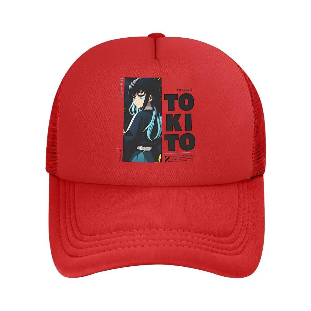Tokito Muichiro - Kimetsu No Yaiba Mesh Baseball Cap Casual Hat Outdoor  For Womens Unisex FeUnisex