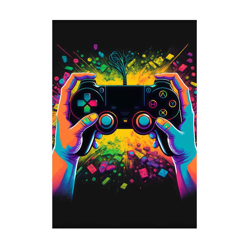 Watercolor Cool Monkey Headphone Dj Music Poster And Print Canvas Painting Animal Wall Art Pictures for Living Room Home Decor