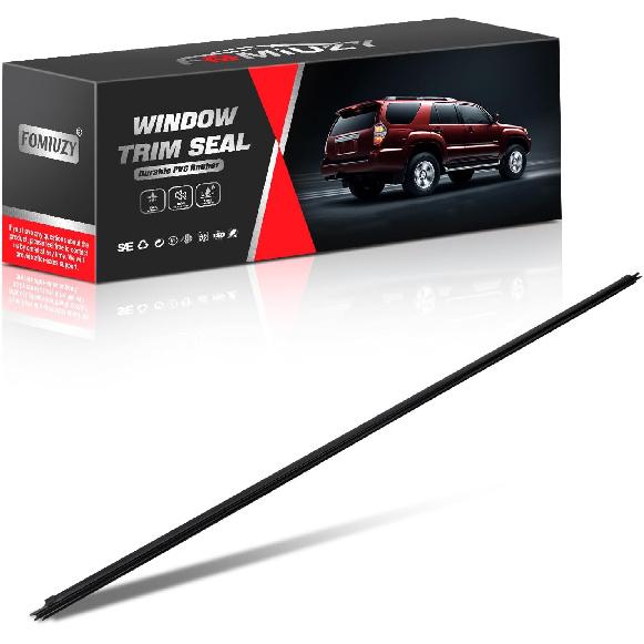 Rear Tailgate Liftgate Trunk Hatch Car Outer Door Window Moulding Sweep Felt Trim Seal Weatherstrip Compatible With Toyota 4Runner 2003-2009 Replace