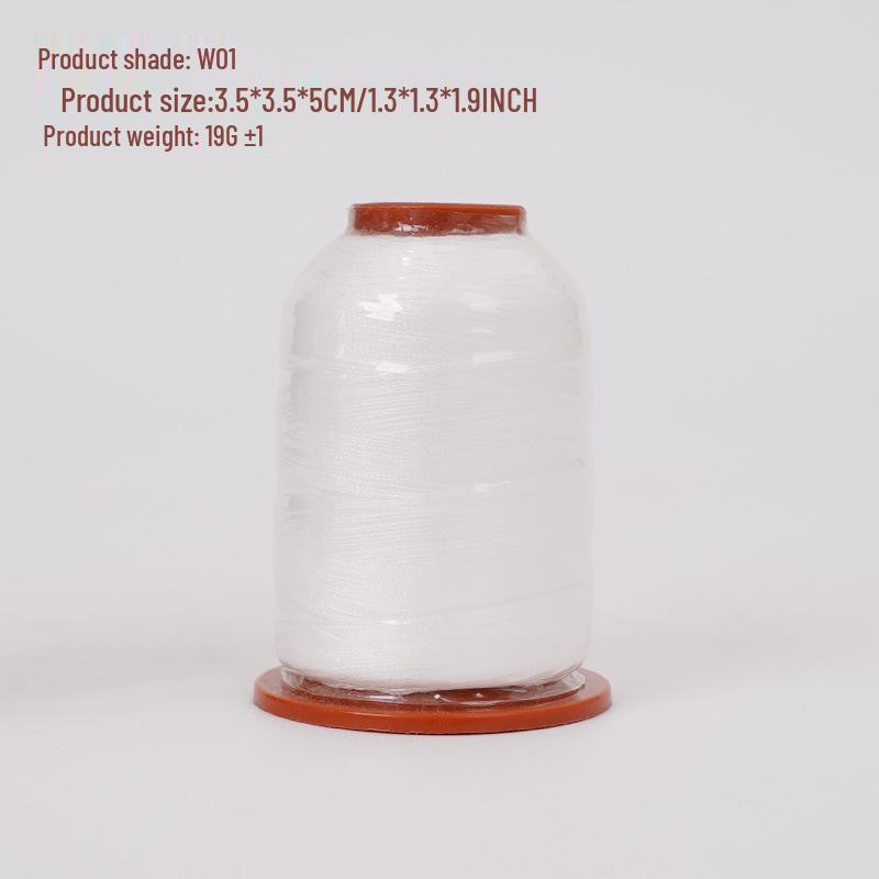 Polyester Sewing Thread: 100 Colors, 500 Yards, Fine Two-Strand, High-Speed, for Hand Sewing