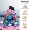 1ks Deka s potiskem Stitch - Měkká, celoroční přehoz na gauč, osobní dárek s rozkošným kresleným designem