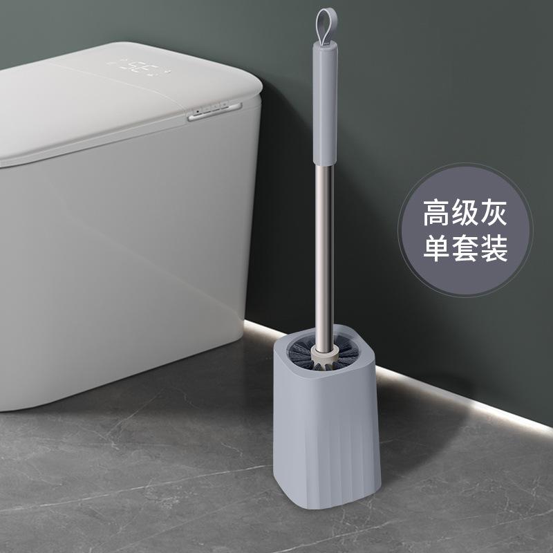 Cleaning Toilet Brush Household Toilet Washing Toilet Brush No Dead Ends with Base Long Handle Set Bathroom Dredging Artifact