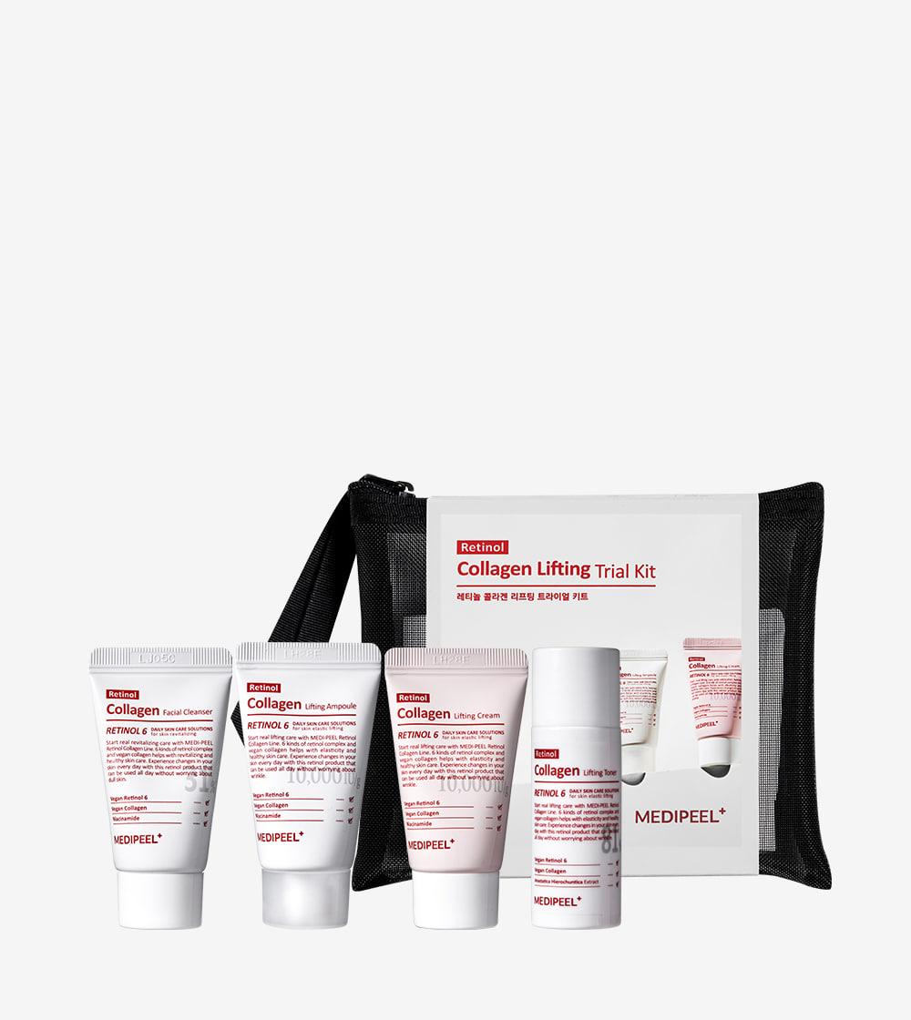 

MEDI-PEEL Набор миниатюр для лифтинга с ретинолом и коллагеном | Набор для ухода за кожей против старения