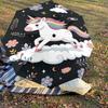 1PC Unicorn Clouds Umbrella-8-Rib Reinforced Portable Folding Travel Suitable for All Seasons Outdoor Daily Use  -J0366