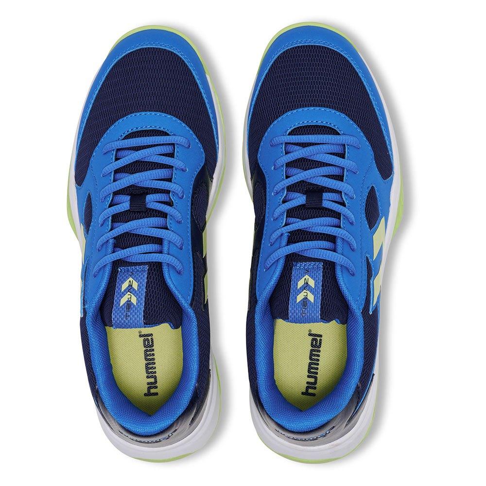 Hummel Teiwaz V Indoor Court Shoes Breathable Blue