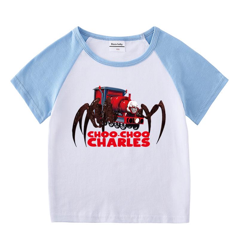 Kids' Summer Color Block Shorts & T-Shirt Set - Boys & Girls Casual Two-Piece Outfit