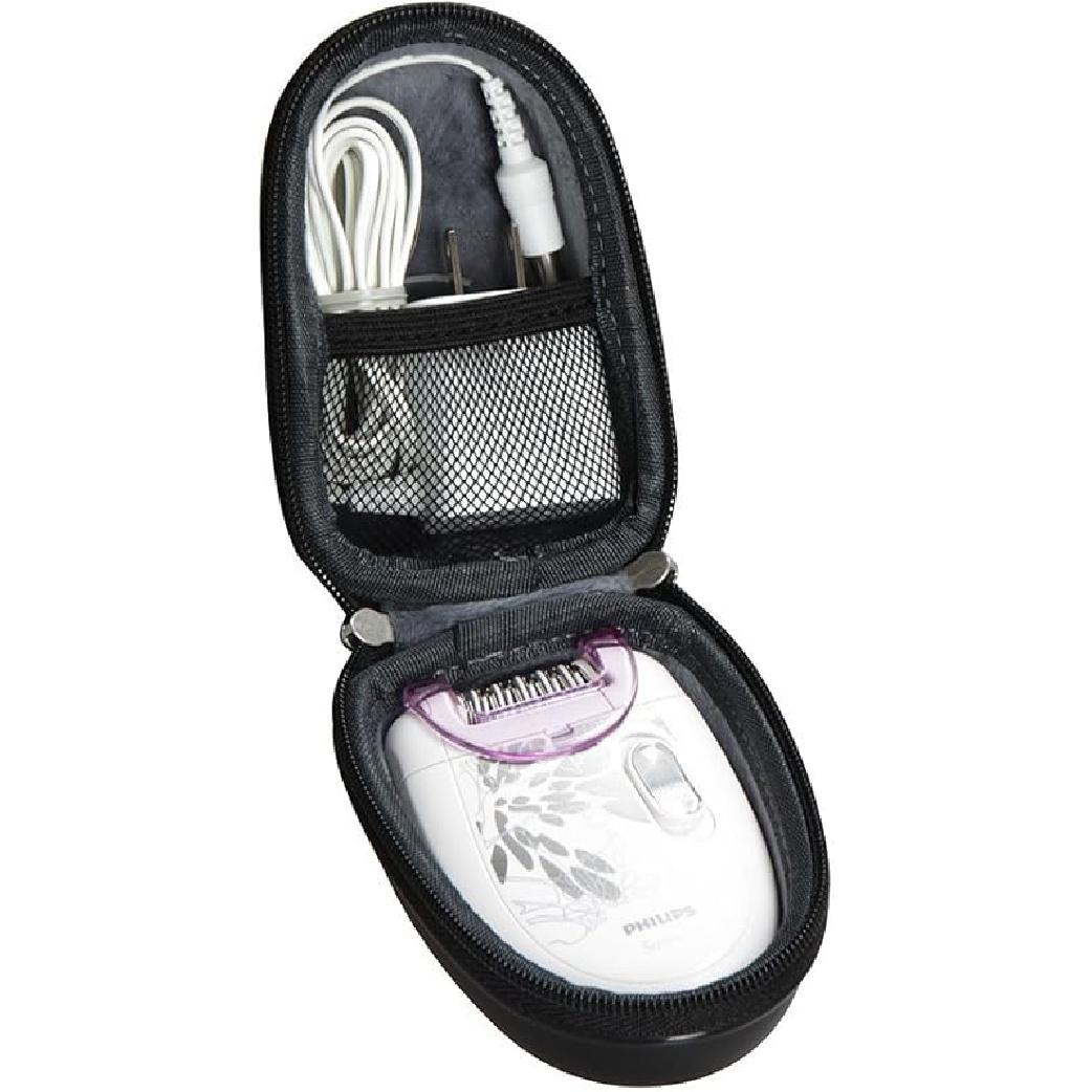 

Hermitshell Для Philips BRE235/04 / Philips HP6401 Satinelle Эпилятор Электробритва Дорожный EVA Жесткий Защитный Чехол Сумка-Чехол чёрный