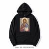 Jesus Christ Pantocrator Icon Sinai Orthodox Oversized Hoodie Christian Hoody Graphic Sweatshirt Cotton Streetwear zip up Jacket