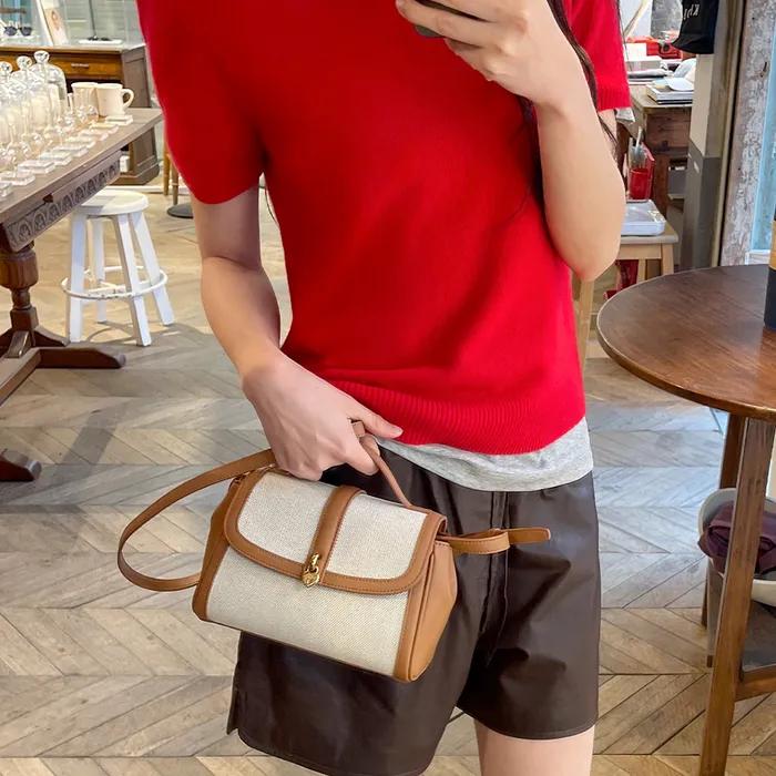 JANE Canvas MINI Top Handle Cross BR (JHNEHE6BS946BR270)