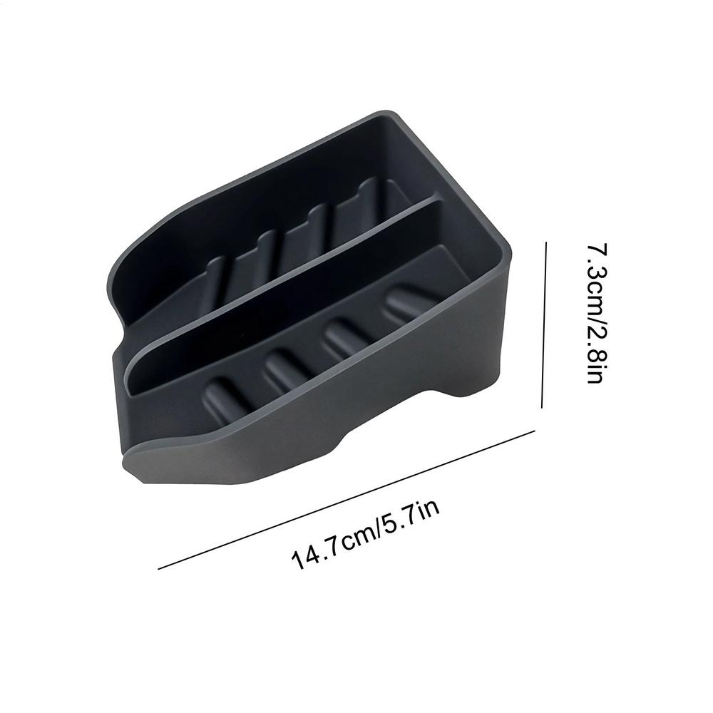 

Dish Sponge Holder Silicone Smile Face Sponge Rack Silicone Sponge Drain With Drain Spout For Kitchen Home Counter Bathroom чорний