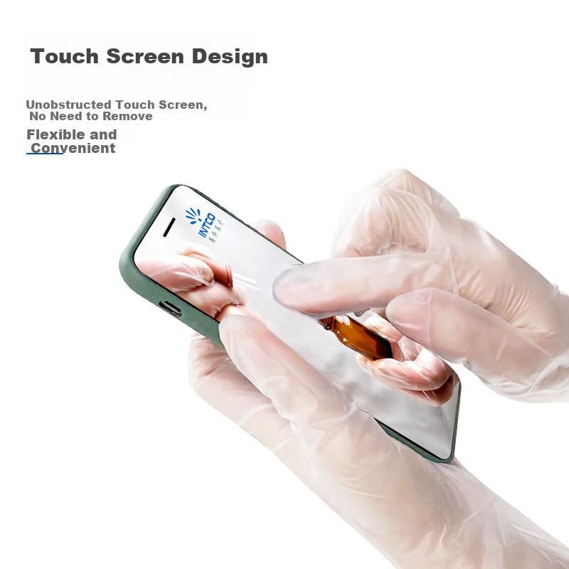 INTCO Disposable PVC Gloves, Thickened Durable Wear-Resistant Work Gloves, 100 Pieces/box, Size M