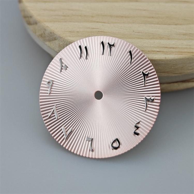 NH35 28.5MM Zifferblatt Uhr S Zifferblatt Arabisches Zifferblatt Leuchtendes Zifferblatt Geeignet für NH35 nh36 Uhrwerk Uhrenzubehör